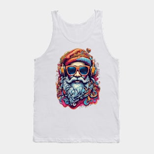 Psychedelic Santa Tank Top